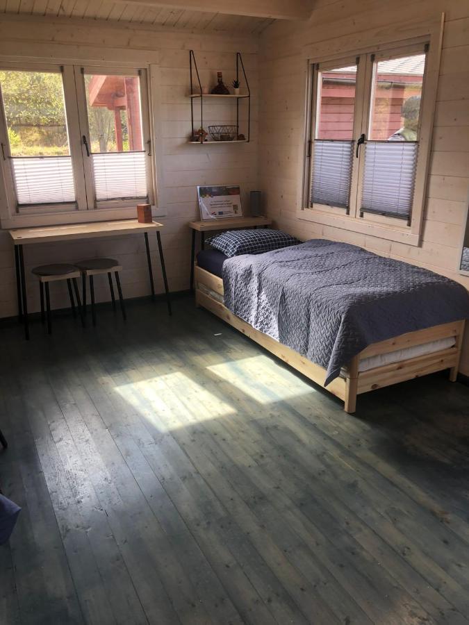 拉脱维亚 Womocamp Holzhuette 1酒店 外观 照片